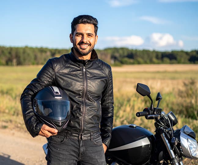 Notfallkarte im Kreditkartenformat mit App für Motorradfahrer